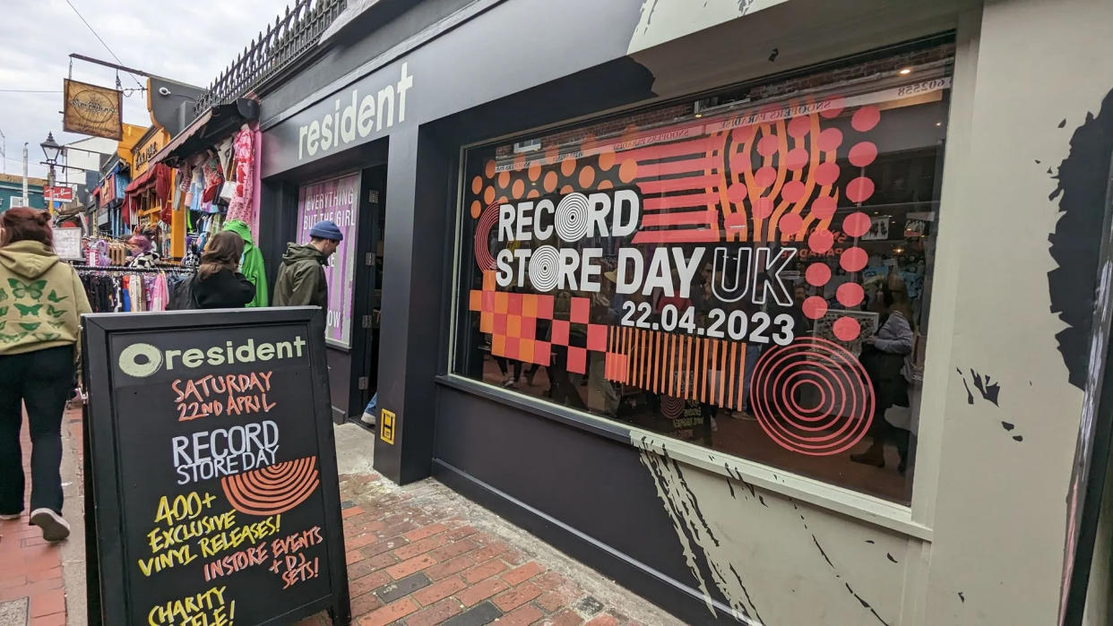  Record Store Day exterior store shot. 