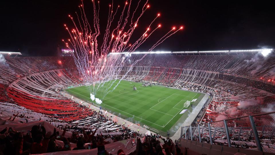 El estadio Monumental repleto