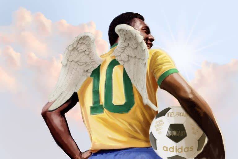 Edson Arantes do Nascimento, Pelé, fue un ángel del fútbol en la Tierra.