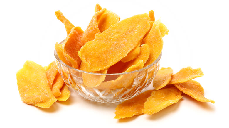 bowl dried mango