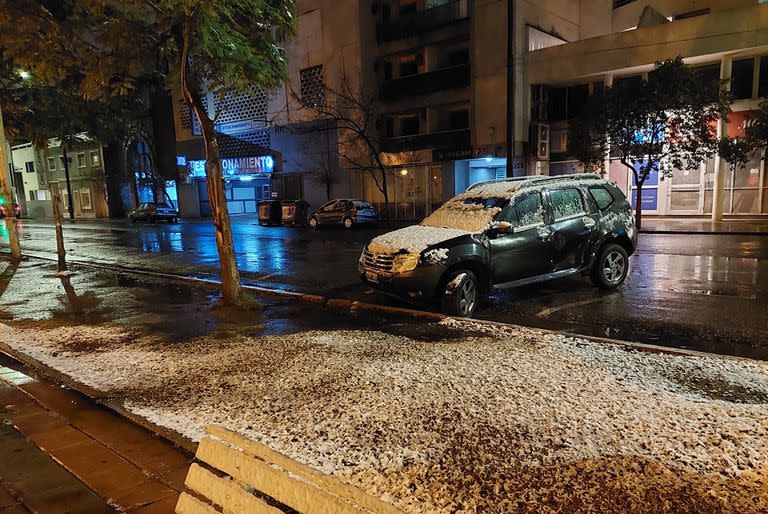 Nevó en Córdoba Capital y en los alrededores