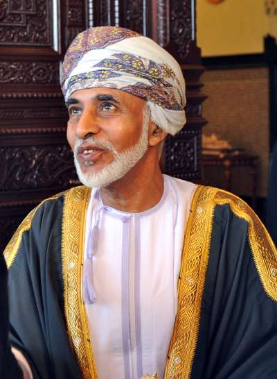 阿曼蘇丹喀布斯（Qaboos bin Said）。（維基百科公有領域）