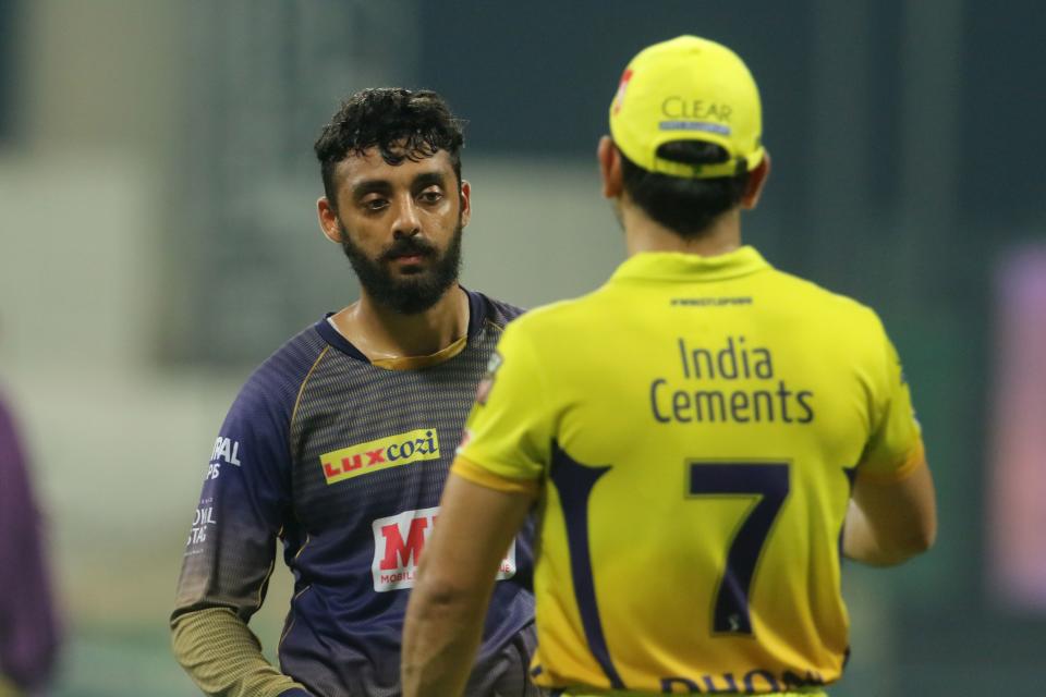 Against Chennai Super Kings, Varun Chakravarthy helped turn the game by removing CSK skipper MS Dhoni.