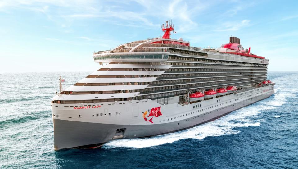 In 2020, Scarlet Lady became the first ship launched by Virgin (Virgin Voyages)