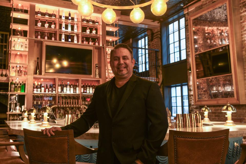 Chad Kennedy, president of Kennedy Concepts, has spent the past year working toward the May 9 opening of The Kennedy restaurant and bar at 430 S. Gay St. The restaurant serves a menu of "chef-driven Americana" dishes, with a variety of alcohol options that include cocktail pairings and communal drinks.