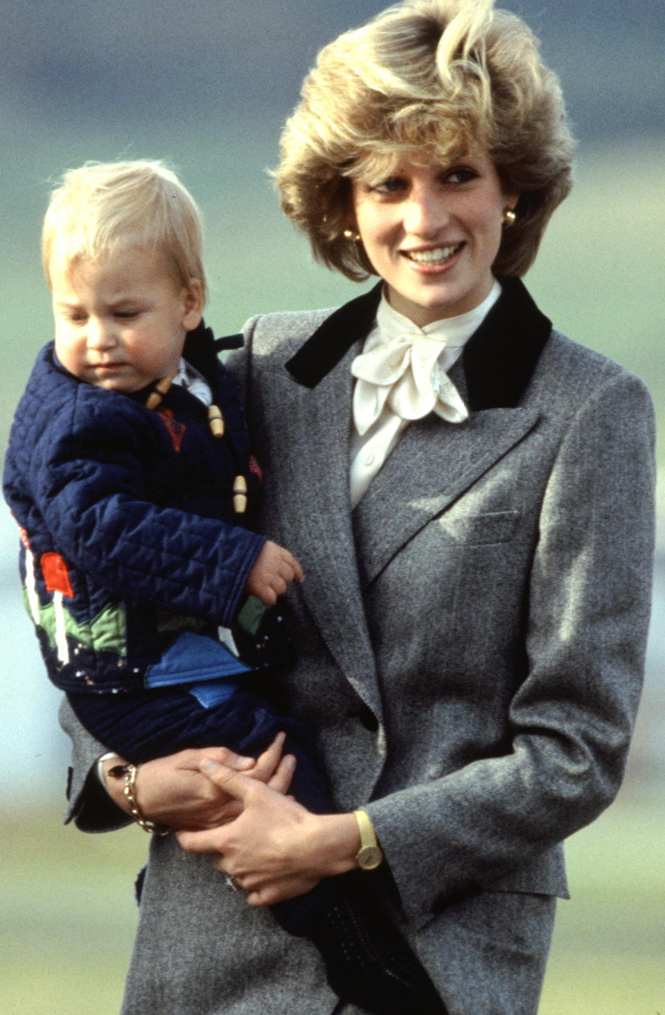 With Prince William.