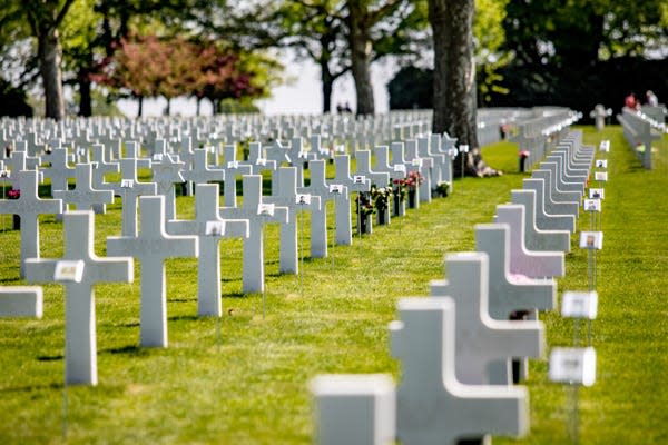 The veterans cemetery in Netherlands.