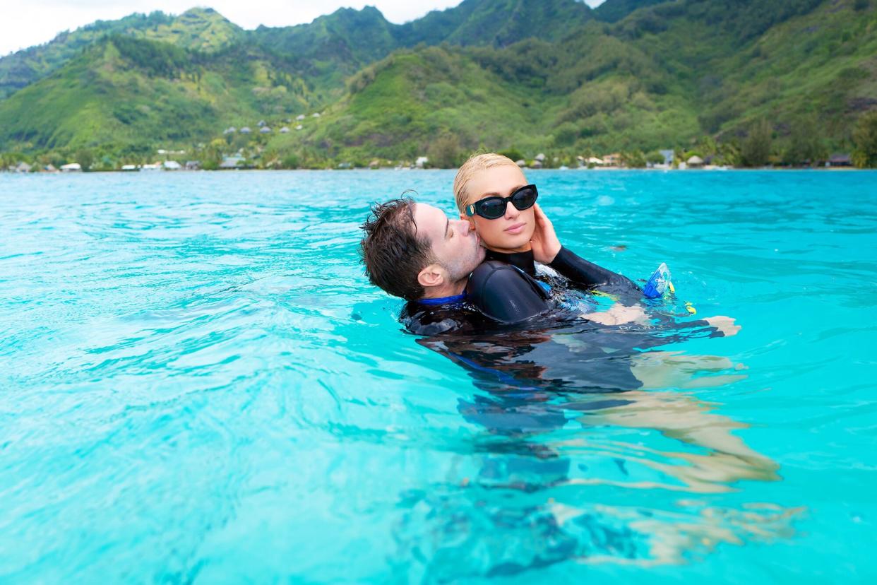 Paris Hilton & Carter Reum Honeymoon in the South Pacific - Nov 2021