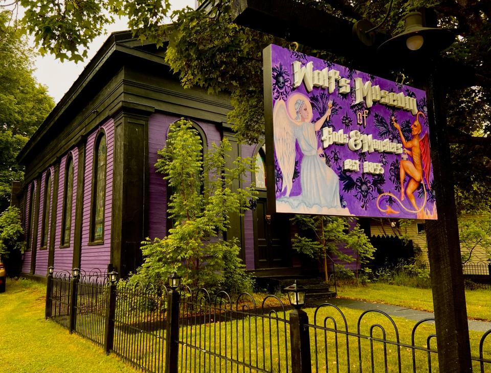 Located at 41 W. Main St. in the Allegany County town of Friendship, Wolf’s Museum of Gods & Monsters is a scary attraction located in a two-story, 1855 circa church building.Featuring 12 galleries of macabre artifacts, the museum opens for the season on Sept. 23.