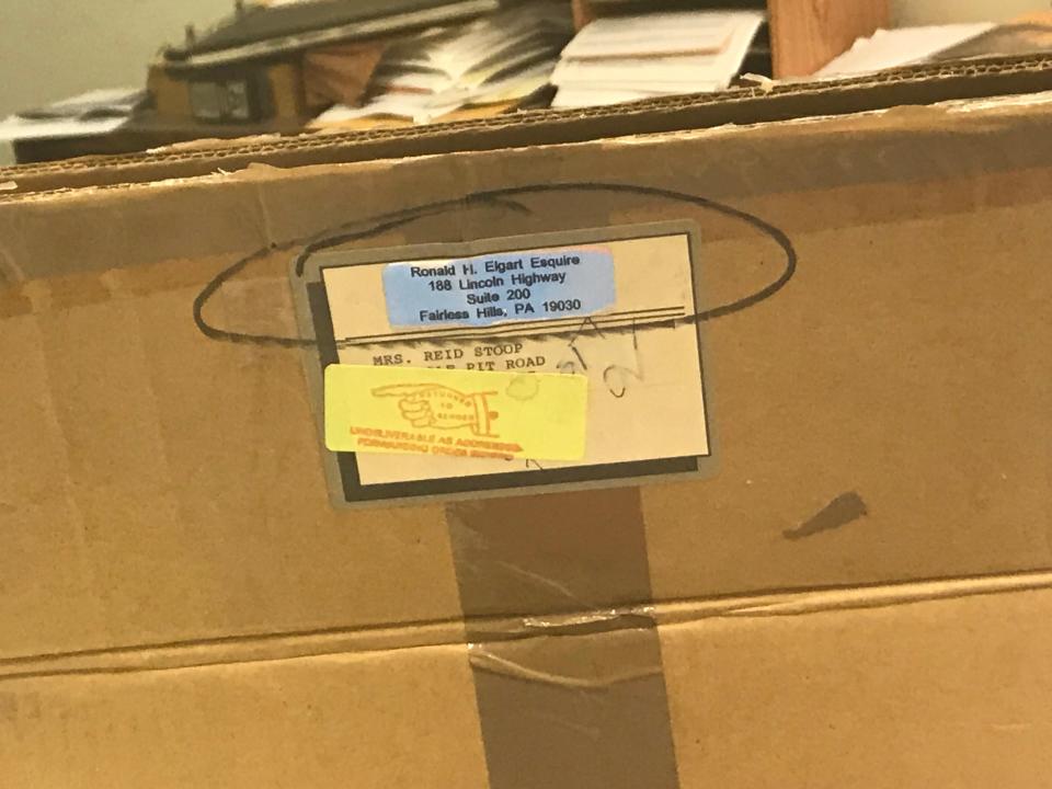 Attorney Ron Elgart sent the cremated remains of his former client Mary Reid to a distant relative who then returned them in 2001.