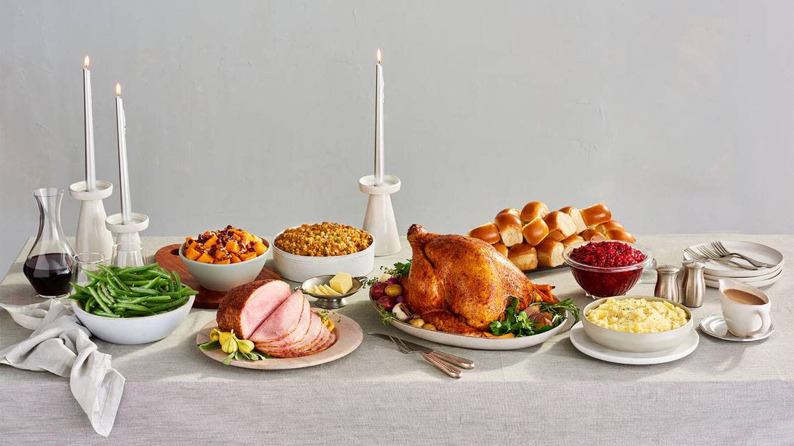 The Fresh Market holiday meal promotional shot for 2023. Courtesy The Fresh Market