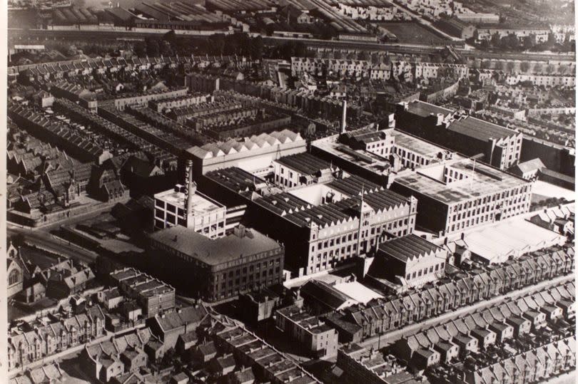 A copypic of the Wills Tobacco Factory pictured around the 1930s.
