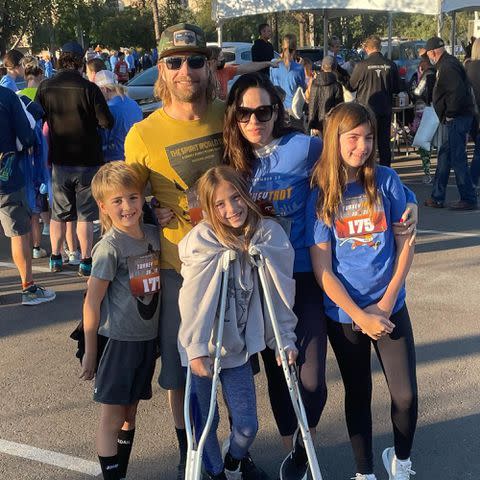 <p>Dierks Bentley Instagram</p> Dierks Bentley and Cassidy Bentley with their kids Evalyn, Jordan and Knox