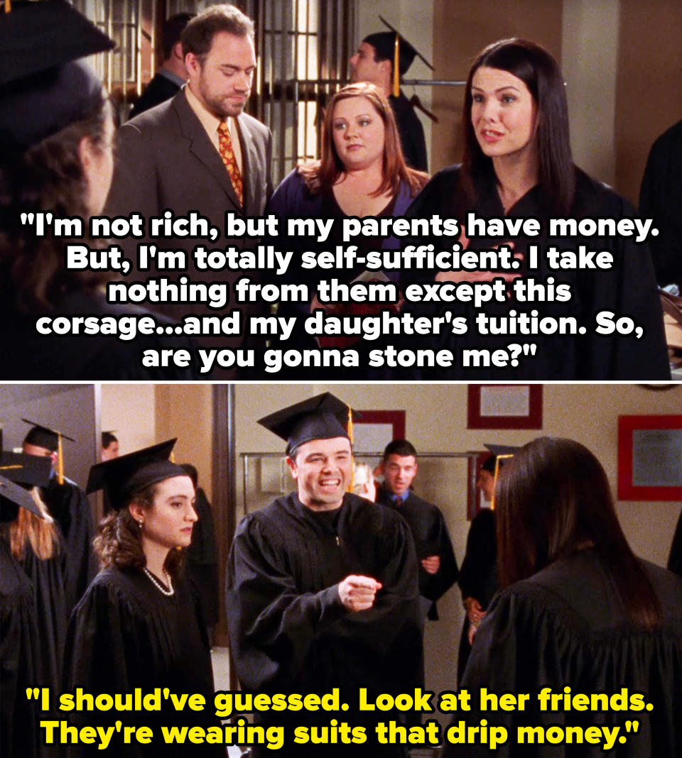 Screenshots from "Gilmore Girls"