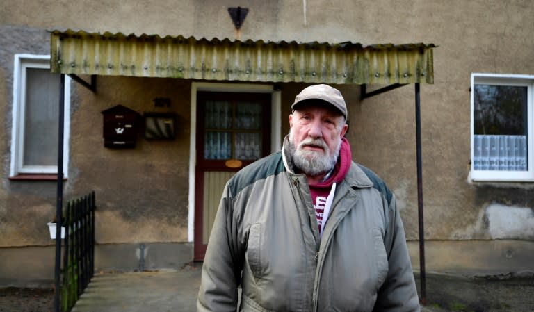 Paul Urbanek, one of Alwine's mostly elderly residents