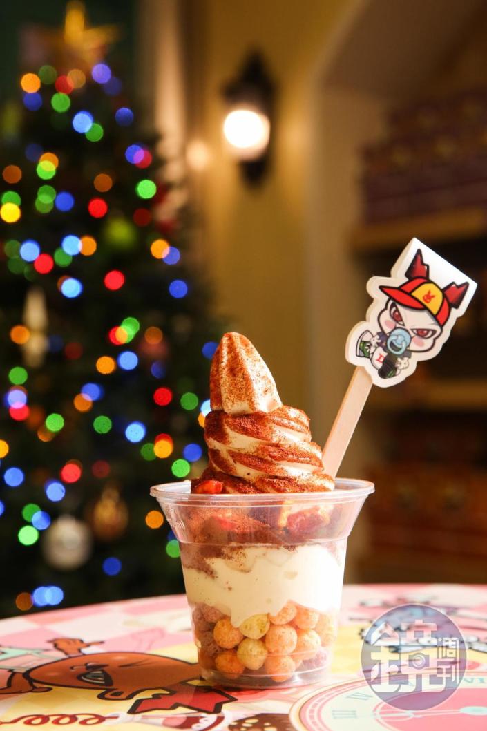2013年安平門市開幕，推出辣椒冰淇淋，以牛奶冰淇淋搭配辣椒粉，滋味意外地搭。（地獄辣椒霜淇淋，70元/杯）