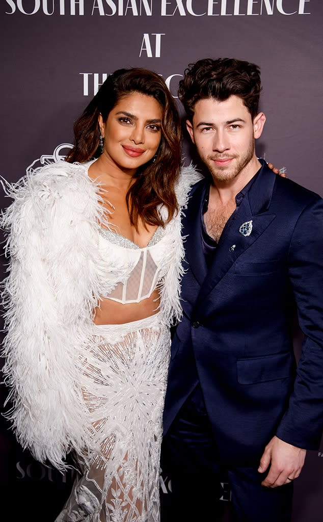 <p>Nick Jonas and Priyanka Chopra</p>