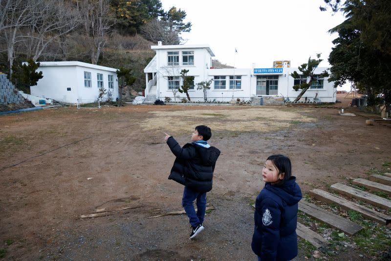 The Wider Image: The last children on South Korea's ageing island