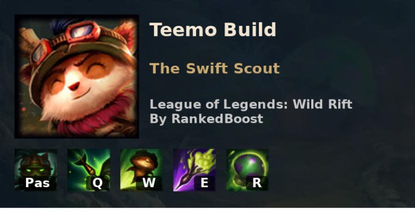 Teemo el terror en móviles