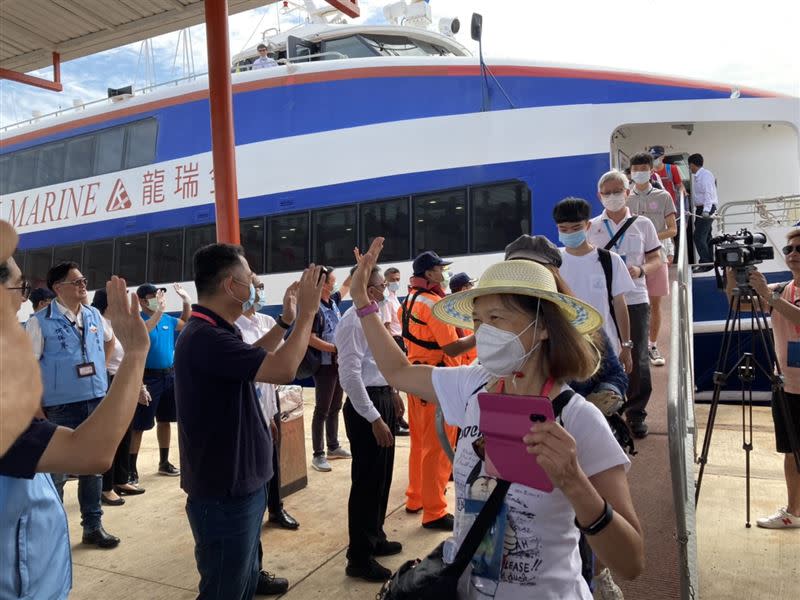  探索夢號國內跳島遊，首航金門。（圖／翻攝畫面）