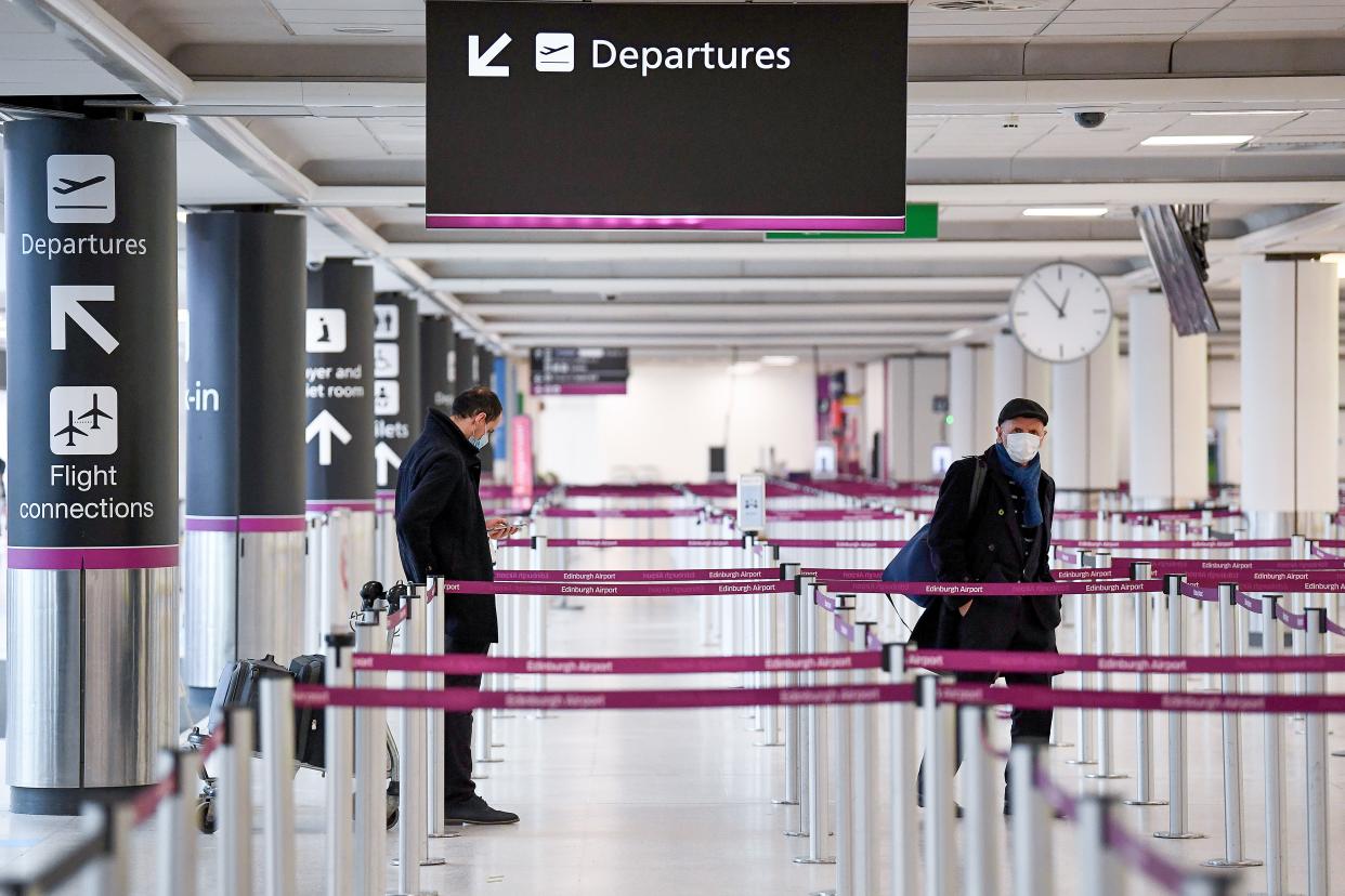 <p>Travellers to the UK are required to self-isolate for 10 days</p> (Getty Images)
