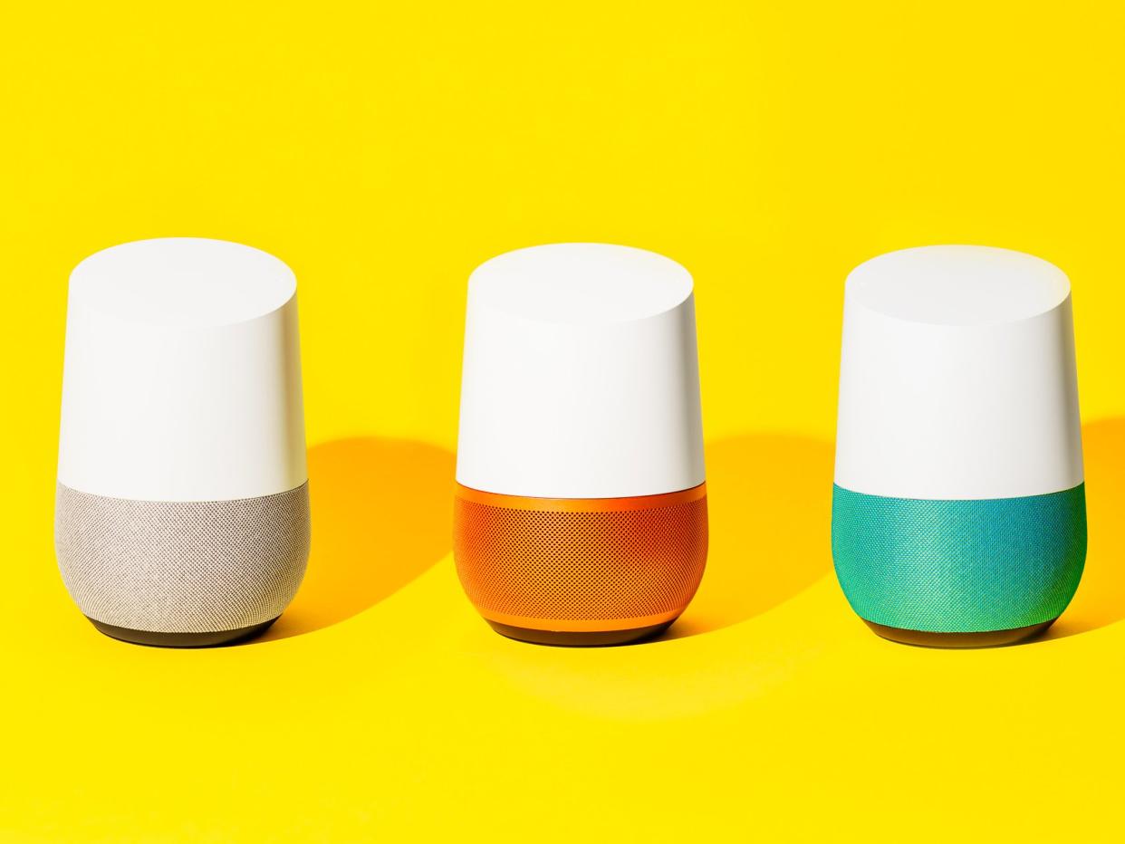 Google Home base colors