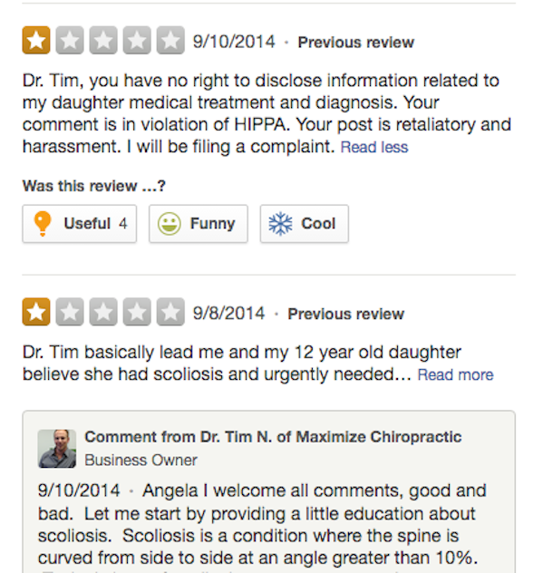 This Doctor Had Zero Chill When It Came To His Bad Yelp Reviews