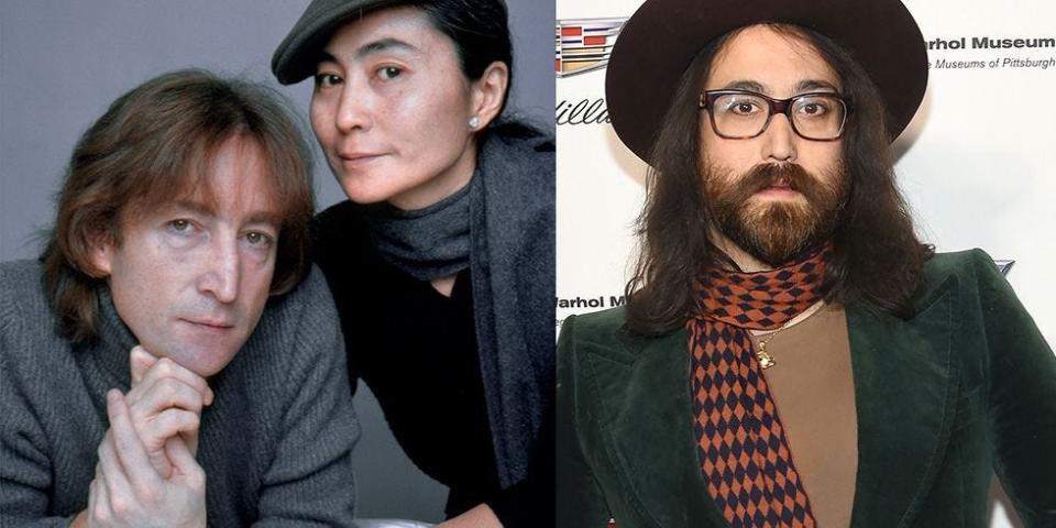 John Lennon and Sean Lennon at 40