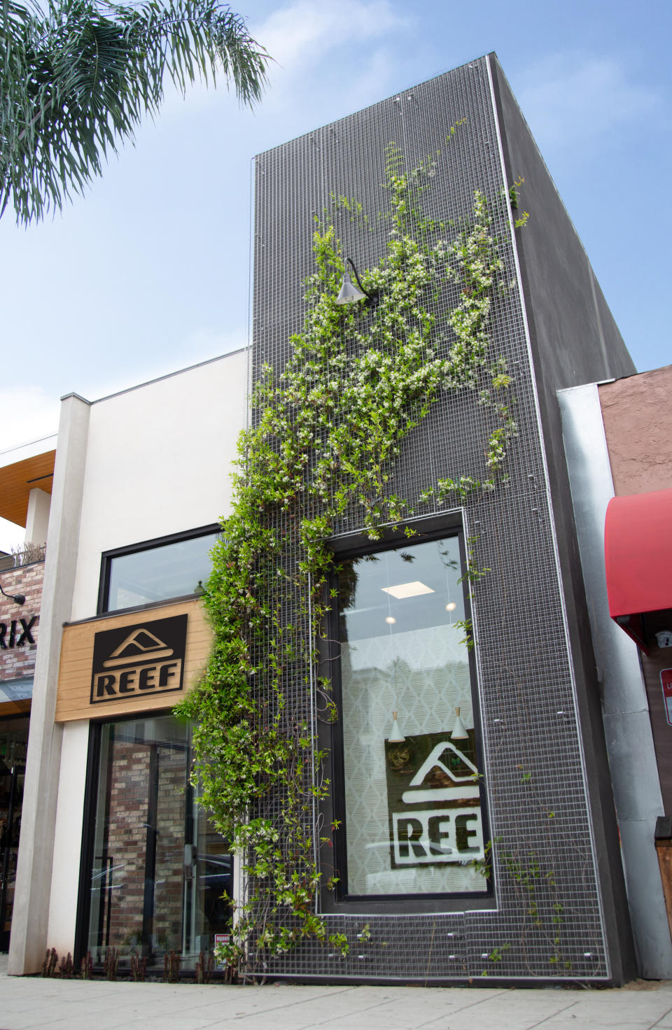 The exterior of the new Reef store in Encinitas, California. Photo by Michael Burke