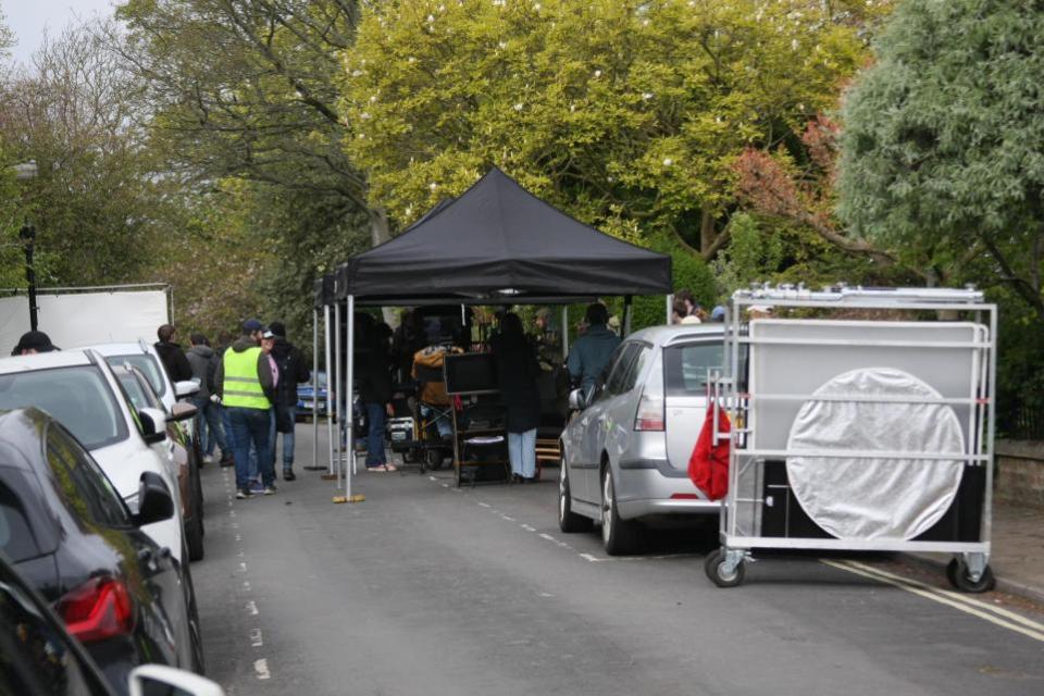 York Press: Film crews for detective drama Patience in New Walk Terrace, off Fishergate, on Saturday