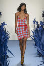 <p><i>A model in a plaid dress. (Photo: ImaxTree) </i></p>