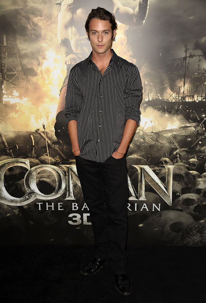 Conan the Barbarian 2011 LA Premiere Chase Ryan Jeffrey