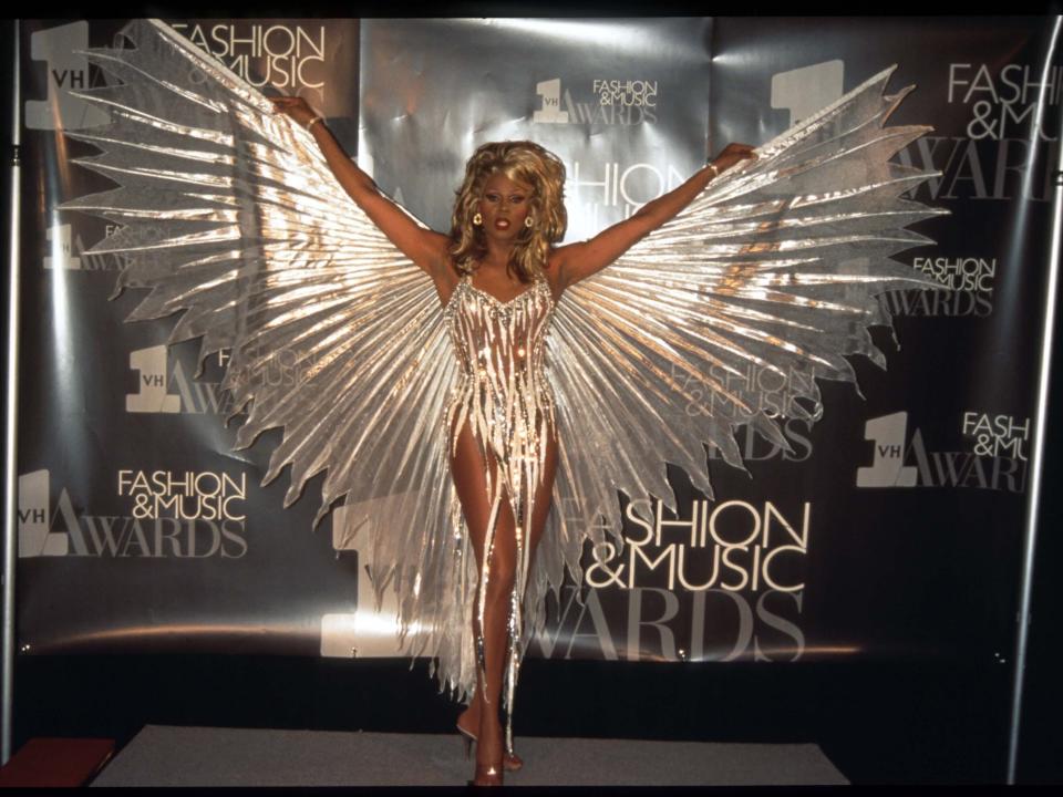 RuPaul at the VH1 Fashion and Music Awards in December 1995 in New York City.