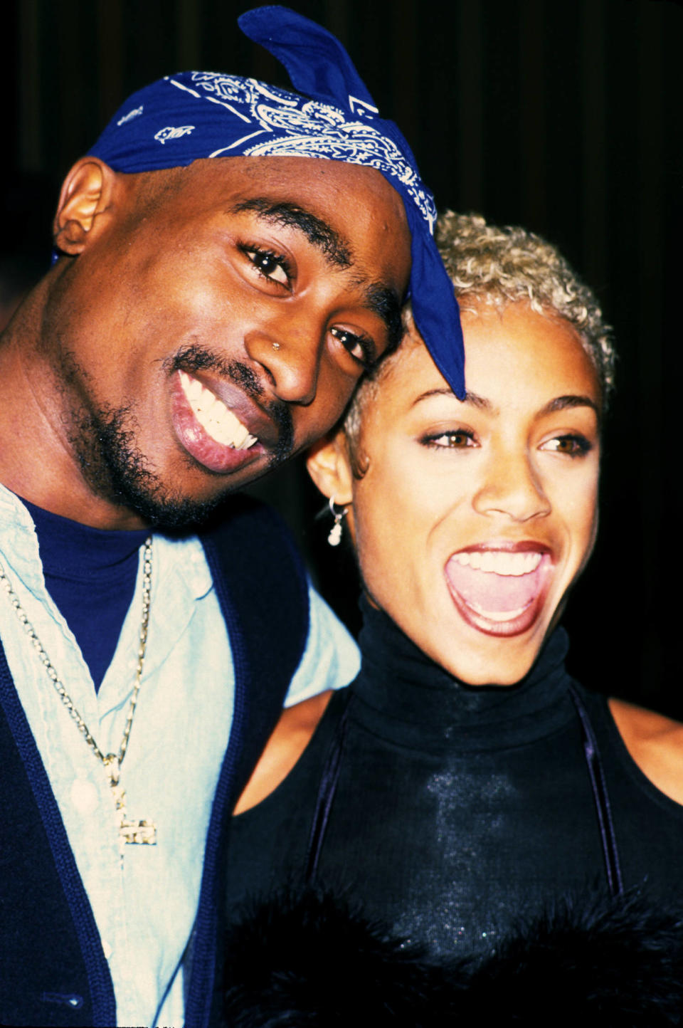 Tupac Shakur and Jada Pinkett Smith (Gene Shaw / Getty Images)