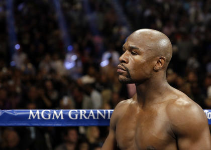 Floyd Mayweather is the pound-for-pound king. (AP)
