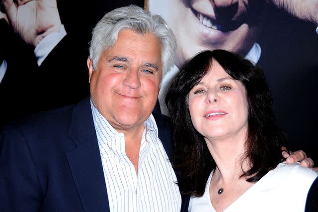 <p>Barry King/FilmMagic</p> Comic Jay Leno (L) and wife Mavis Leno attends an HBO premiere of an exclusive presentation of 'Billy Crystal 700 Sundays' on April 17, 2014 at Ray Kurtzman Theater in Los Angeles, California.