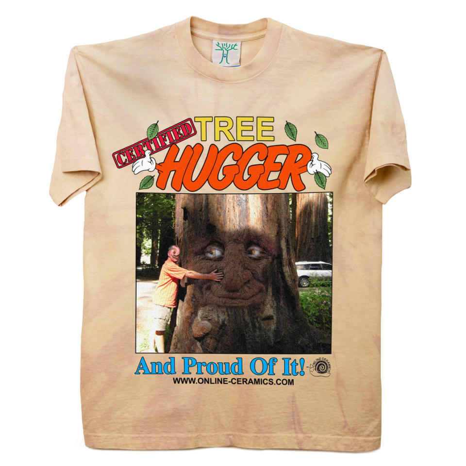 Online Ceramics Tree Hugger T-Shirt, Nature T-Shirts for Men