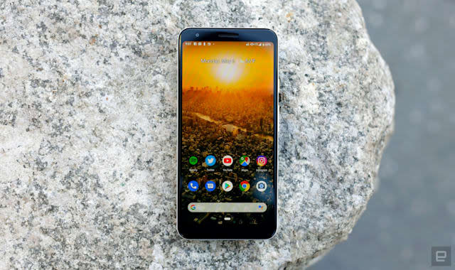 Google Pixel 3a XL smartphone.