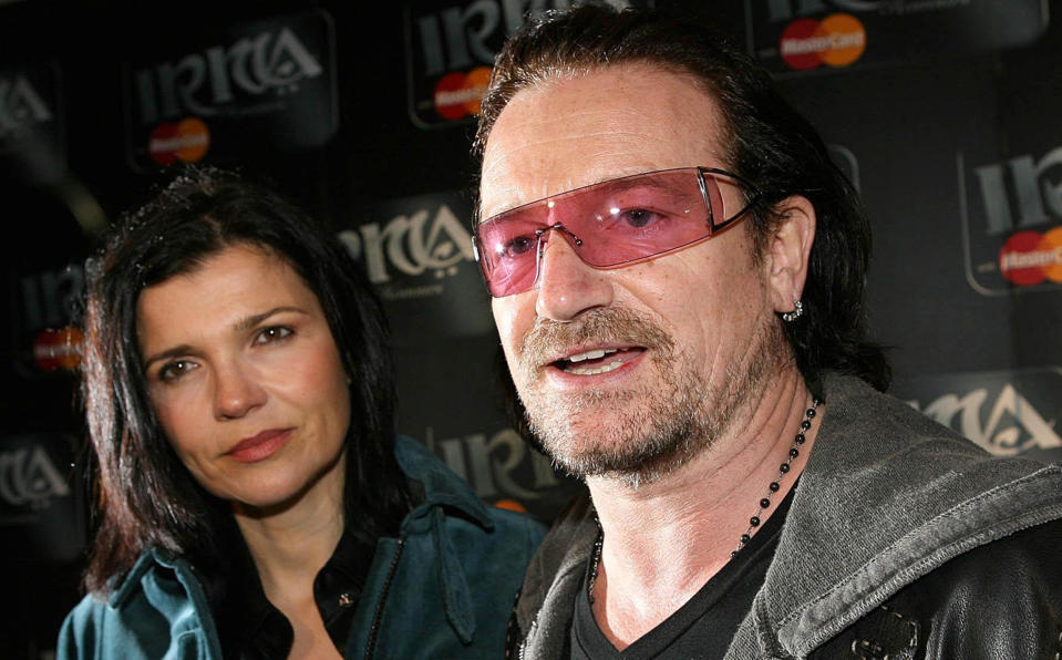 Bono with his wife Ali (Niall Carson / PA Images via Getty Images)