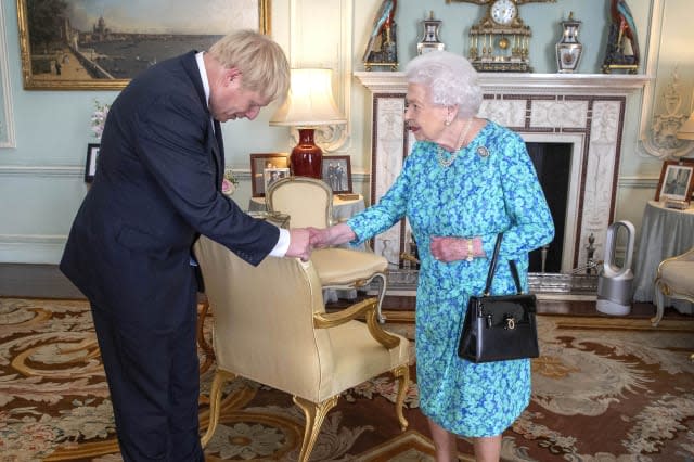 Dyson fan catches the eye in Boris Johnson's historic photo with the Queen