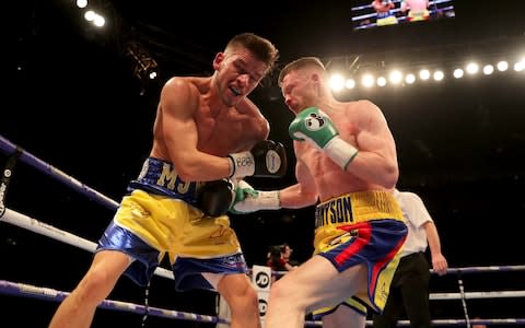 James Tennyson has stopped Martin Ward at the O2 - Credit: GETTY IMAGES