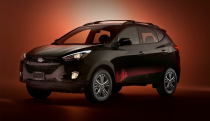 <p>This special-edition Hyundai got all-wheel drive, a black paint job with red show-themed graphics, mudguards, custom floor mats, roof rack rails, and a 72-hour "survivalist's backpack." Despite its intentions, we're not sure it'd be the first car we'd choose to ride out the zombie apocalypse. </p>