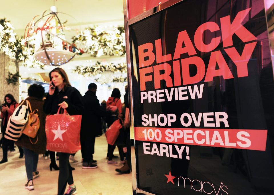 Have you been looking forward to holiday shopping since the gifts were unwrapped last year? <a href="https://www.shutterstock.com/image-photo/new-york-november-2017-sign-macys-757918777" rel="nofollow noopener" target="_blank" data-ylk="slk:Joe Tabacca/Shutterstock.com;elm:context_link;itc:0;sec:content-canvas" class="link ">Joe Tabacca/Shutterstock.com</a>