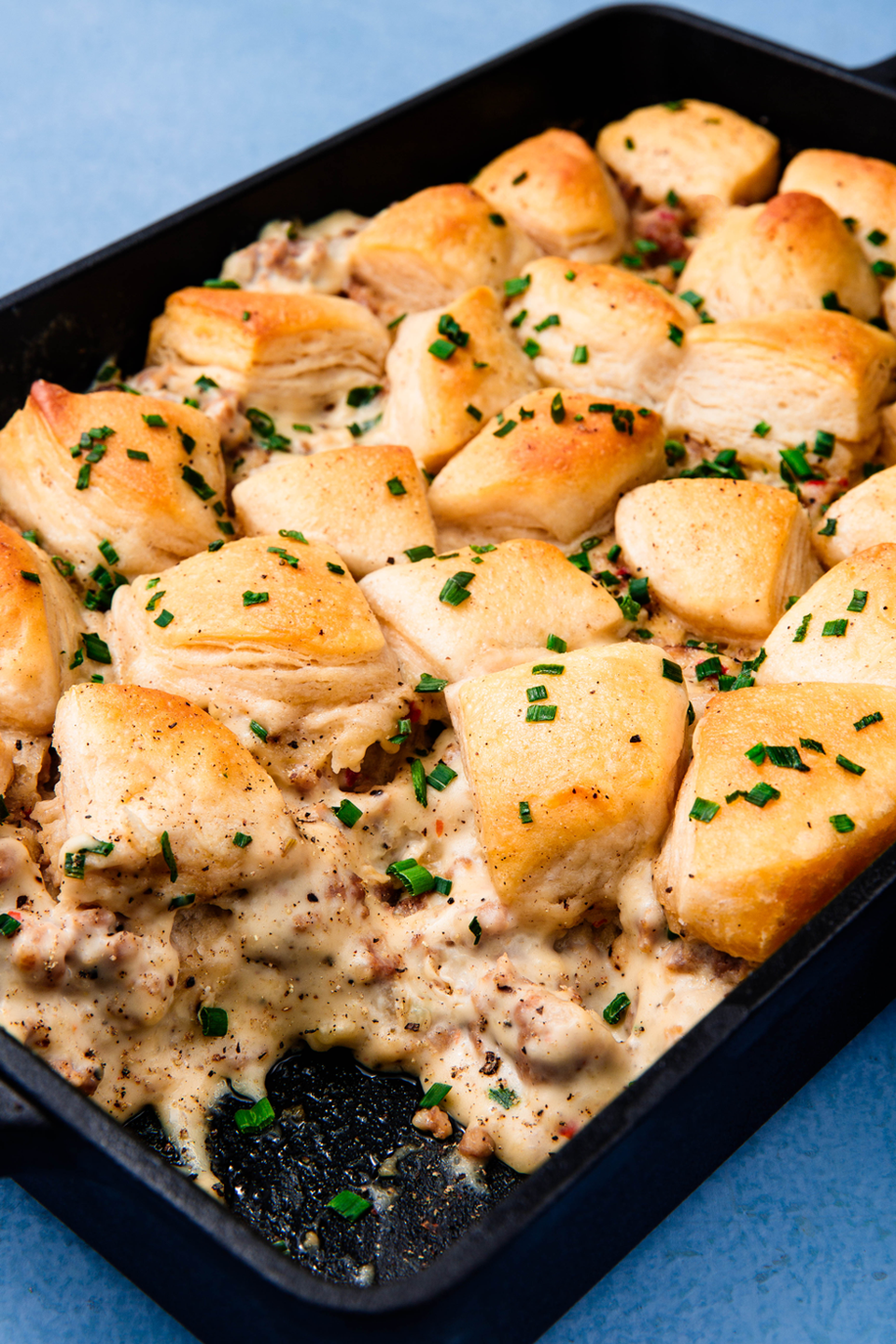 <p>There is nothing better than <a href="https://www.delish.com/cooking/recipe-ideas/recipes/a55390/easy-sausage-gravy-recipe/" rel="nofollow noopener" target="_blank" data-ylk="slk:biscuits and gravy;elm:context_link;itc:0;sec:content-canvas" class="link ">biscuits and gravy</a> and this is the ideal way to serve them to your whole family. An extra-thick layer of gravy and plenty of black pepper make this bake pretty perfect. <br><br>Get the <a href="https://www.delish.com/cooking/recipe-ideas/recipes/a58137/biscuits-and-gravy-bake-recipe/" rel="nofollow noopener" target="_blank" data-ylk="slk:Biscuits and Gravy Bake;elm:context_link;itc:0;sec:content-canvas" class="link "><strong>Biscuits and Gravy Bake</strong> </a><strong><a href="https://www.delish.com/cooking/recipe-ideas/recipes/a58137/biscuits-and-gravy-bake-recipe/" rel="nofollow noopener" target="_blank" data-ylk="slk:recipe;elm:context_link;itc:0;sec:content-canvas" class="link ">recipe</a>.</strong></p>