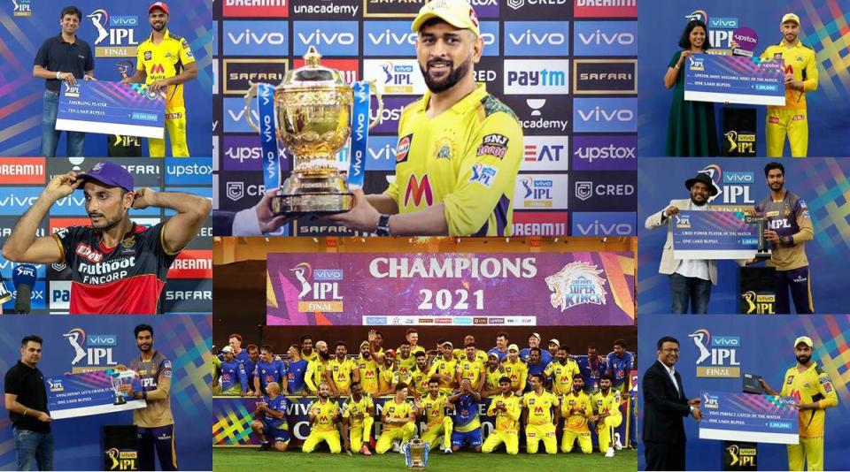 Full list of award winners in IPL 2021