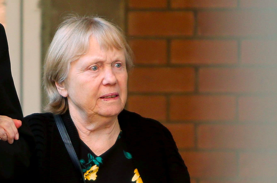 Mavis Eccleston  was charged with murdering her 81-year-old husband by giving him a drink containing prescription medication (SWNS)