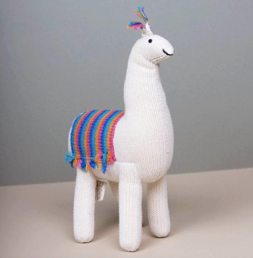 <p><a href="https://estella-nyc.com/collections/organic-baby-toys/products/alpaca-stuffed-animal" rel="nofollow noopener" target="_blank" data-ylk="slk:Shop Now;elm:context_link;itc:0;sec:content-canvas" class="link ">Shop Now</a></p><p>Alpaca Stuffed Animal Toy</p><p>$46.00</p>