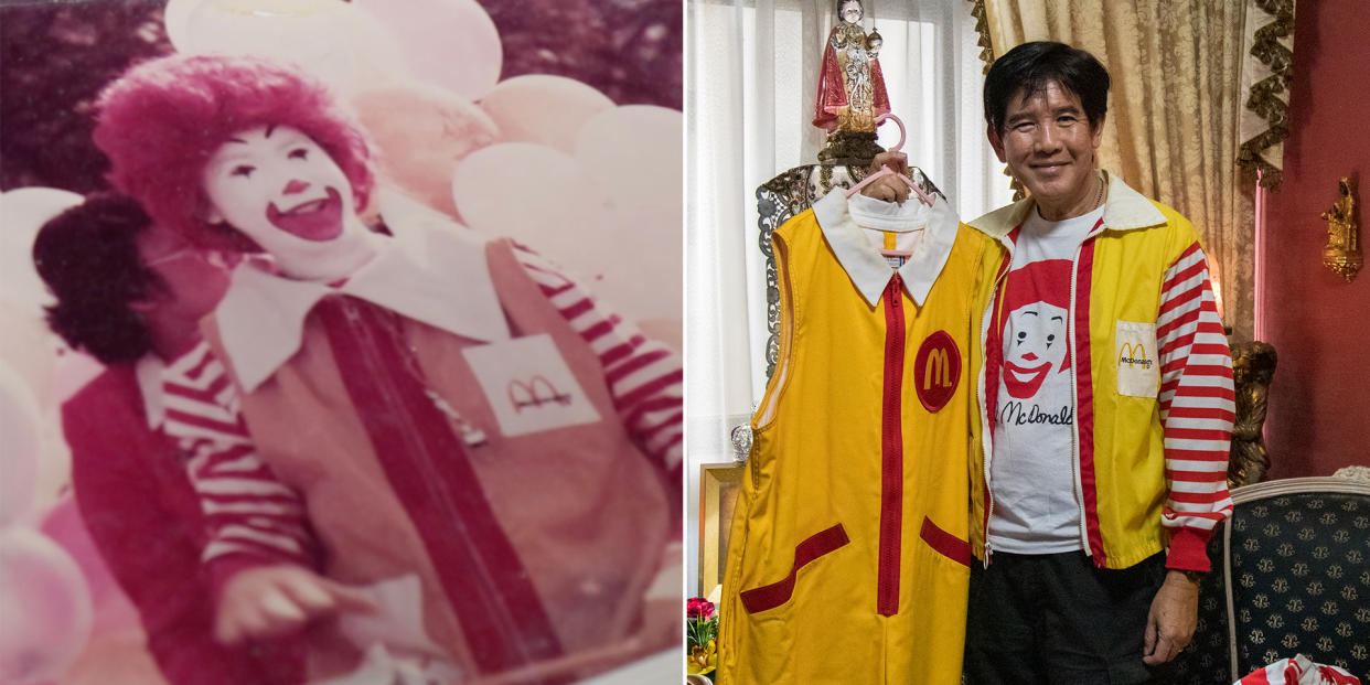 From 1981-2000, Andrew Kong, 64, was Singapore's Ronald McDonald (PHOTO: Dhany Osman/Yahoo News Singapore)