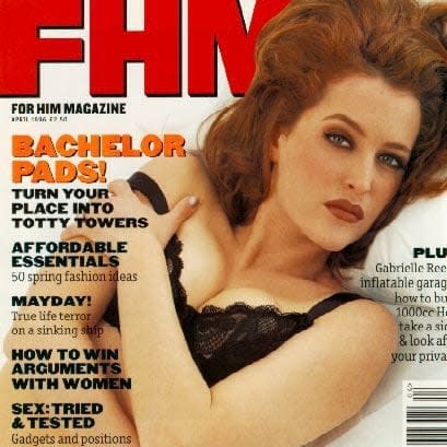 Anderson's 1996 FHM Cover - Credit: FHM Magazine
