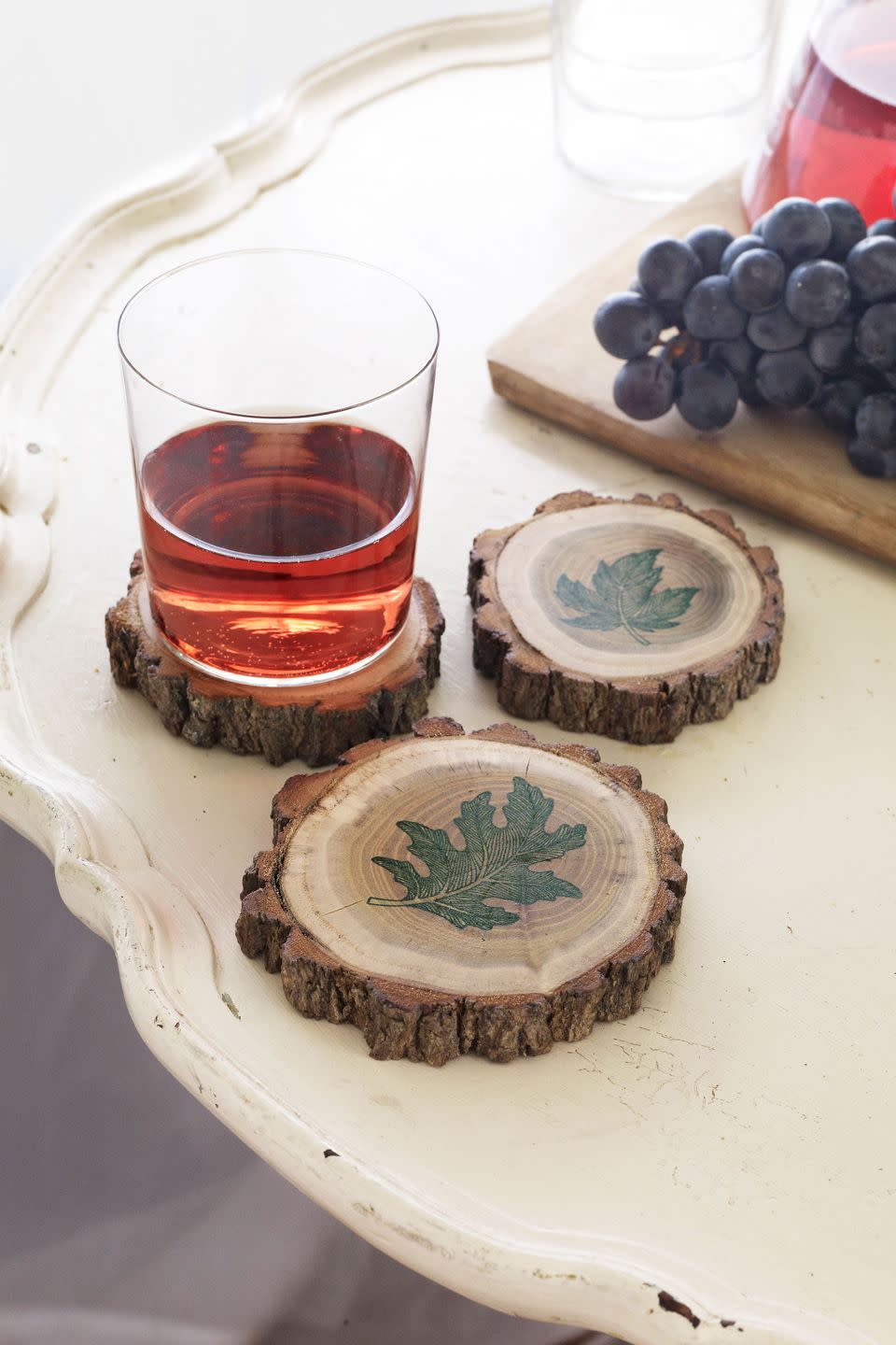 Tree-Branch Coasters